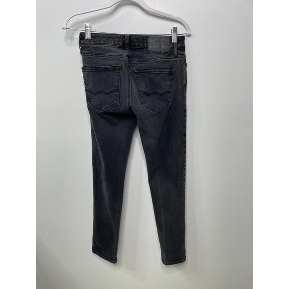 American Eagle AE 360 Extreme Flex Slim Jeans Men's Size 26 x 30 Black Goth Punk - Picture 2 of 12